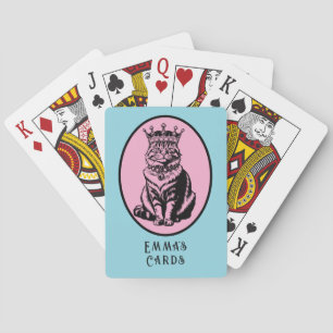 Baraja De Cartas Tarjetas personalizadas de la Reina de Corazones G