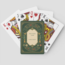 Baraja De Cartas Tarjetas personalizadas para noche de juegos en fa