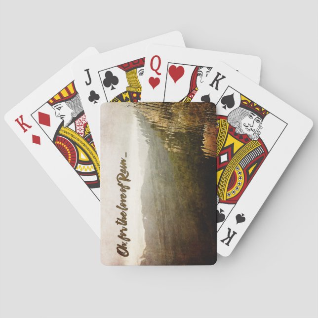 Baraja De Cartas Tarjetas Rainy Day (Reverso)
