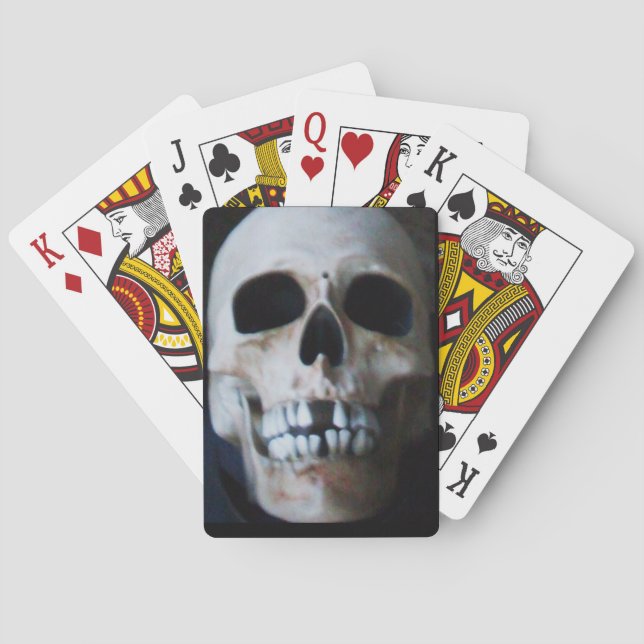 Baraja De Cartas Tarjetas SKULL (Reverso)