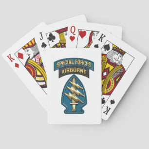 Baraja De Cartas Tarjetas SSI de las fuerzas especiales