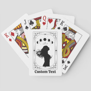 Baraja De Cartas Tarot Personalizado Novia Lunar Celestial Despedid