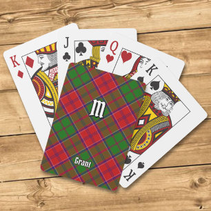 Baraja De Cartas Tartan del clan Grant