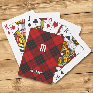 Baraja De Cartas Tartan del Clan Macleod de Raasay