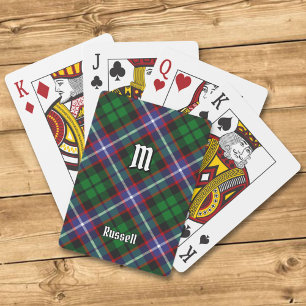 Baraja De Cartas Tartan del Clan Russell