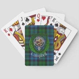 Baraja De Cartas Tartan y Cresta del Clan Escocés Campbell