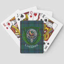 Tartan y Cresta del Clan Escocés Cockburn