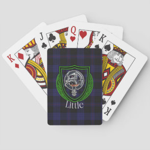Baraja De Cartas Tartan y Cresta del Pequeño Clan Escocés
