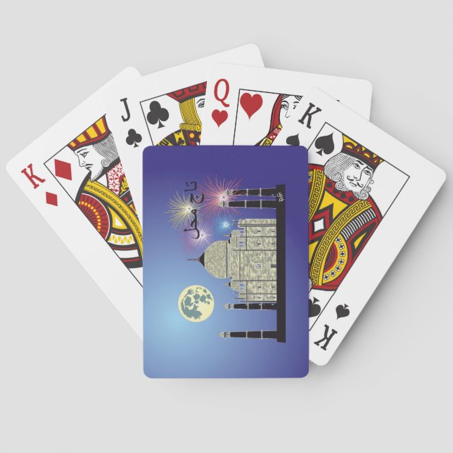 Baraja De Cartas Tasch Mahal Indien Spielkarten 3 (Reverso)
