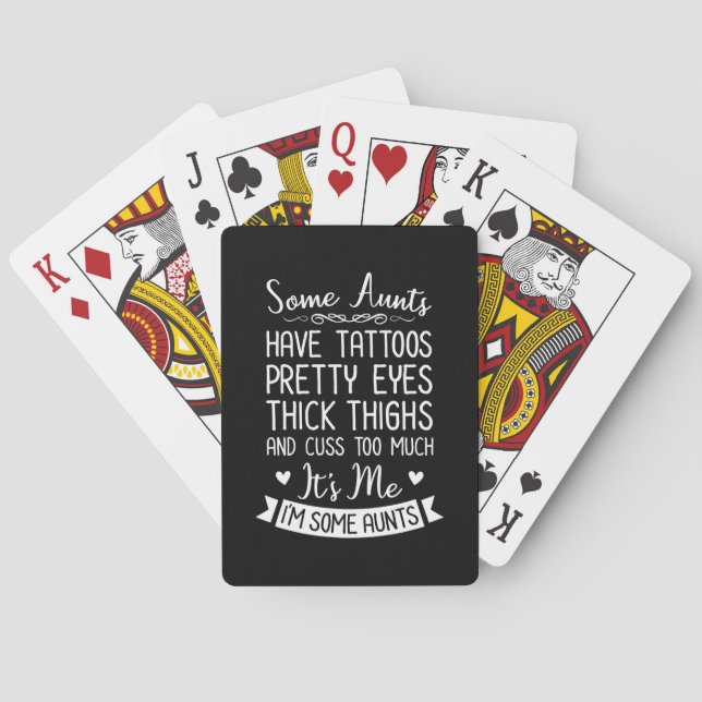 Baraja De Cartas Tattooed Aunt (Reverso)