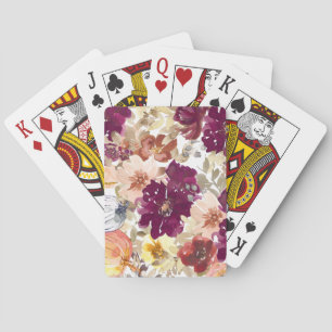 Baraja De Cartas Tatuaje floral