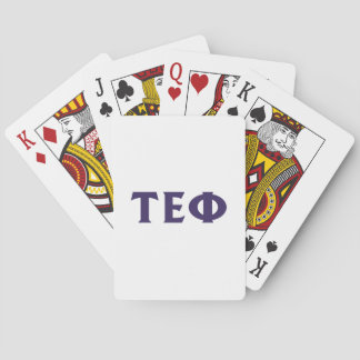 Baraja De Cartas Tau Epsilon Phi | Letras