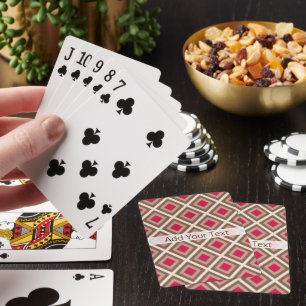 Baraja De Cartas Taupe, Taupe ligero, Taylor de Ikat caliente