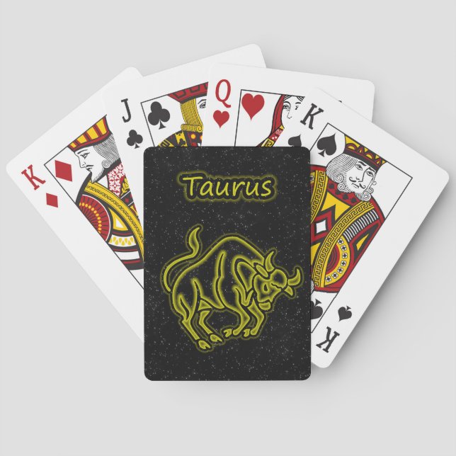 Baraja De Cartas Tauro brillante (Reverso)