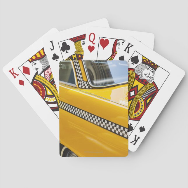Baraja De Cartas Taxi antiguo (Reverso)
