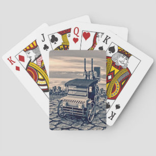 Baraja De Cartas Taxi Cab Retro a Vapor