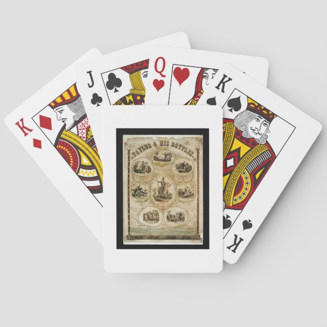 Baraja De Cartas "Taylor y su ejército" (litho) (Reverso)