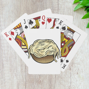 Baraja De Cartas Tazón de Spaghetti Pasta Noodle Food