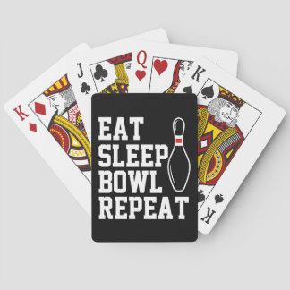 Baraja De Cartas Tazón de sueño de Eat Sleep Bowl de repetición-div