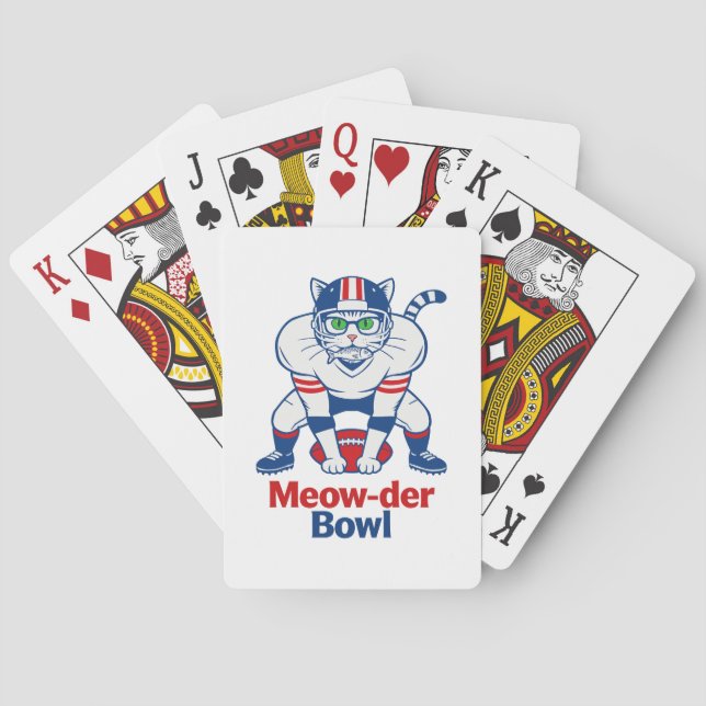 Baraja De Cartas Tazón Meow-der  (Reverso)