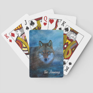 Baraja De Cartas TCWC - Navidades Lobo Azul