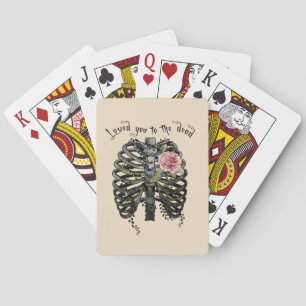 Baraja De Cartas Te amé a los muertos - Jaula gótica de costillas