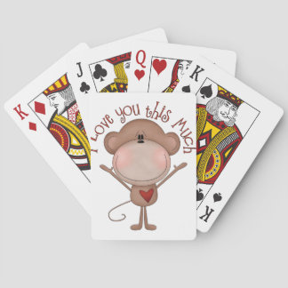 Baraja De Cartas Te amo MONKEY