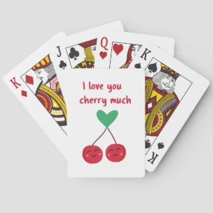 Baraja De Cartas Te Amo Mucho Cherry San Valentín