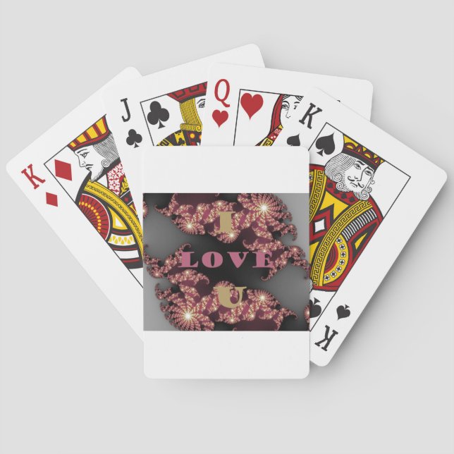 Baraja De Cartas Te Amo Querida (Reverso)