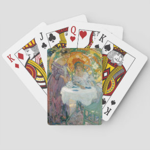 Baraja De Cartas Té de la tarde 1910 por Richard Emile Miller