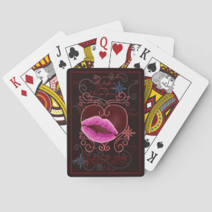 Baraja De Cartas Te encanta Valentine SMACK edición 52 Card Deck