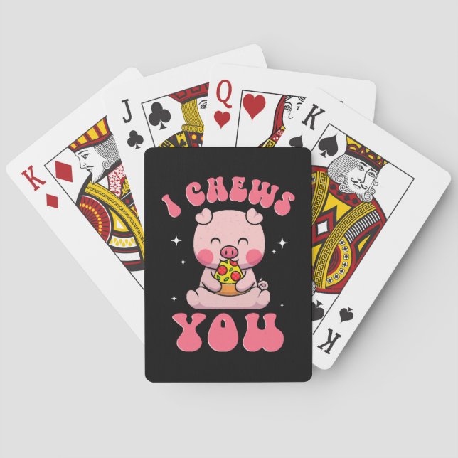 Baraja De Cartas Te Mastico Pizza (Reverso)