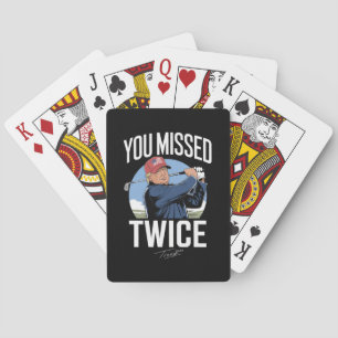Baraja De Cartas Te Perdiste Dos Veces Golf 2024 Vota Trump Me Perd