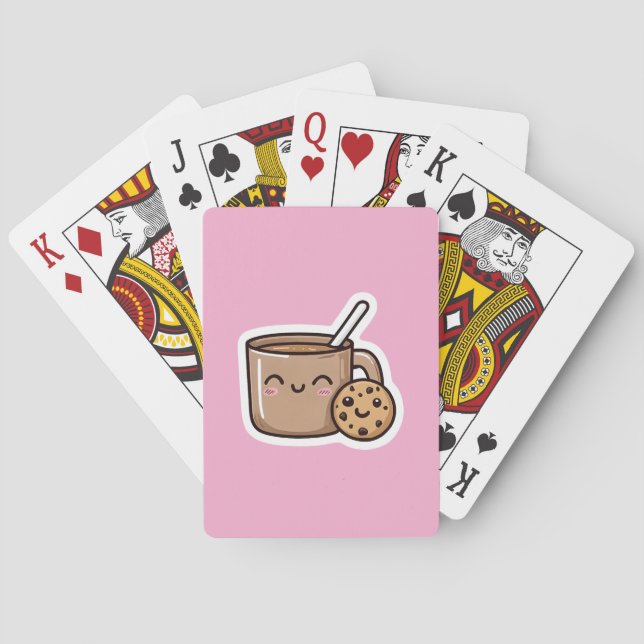 Baraja De Cartas Té y Galleta  (Reverso)