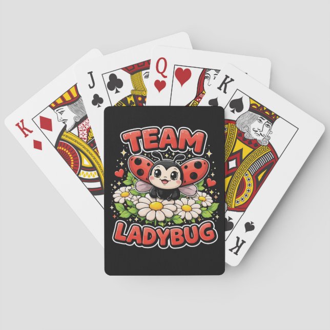 Baraja De Cartas Team Ladybug (Reverso)