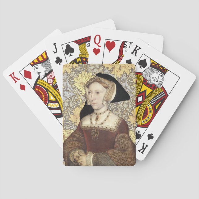 Baraja De Cartas Team Seymour - Reina Jane Seymour de Inglaterra (Reverso)