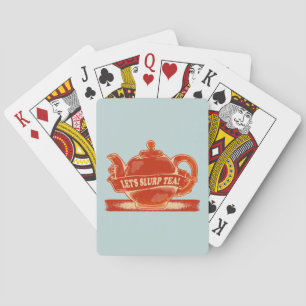 Baraja De Cartas Teapot Funny Bebe Tea