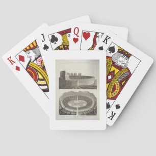 Baraja De Cartas Teatro antiguo, ahora Plaza de Toros y una vista