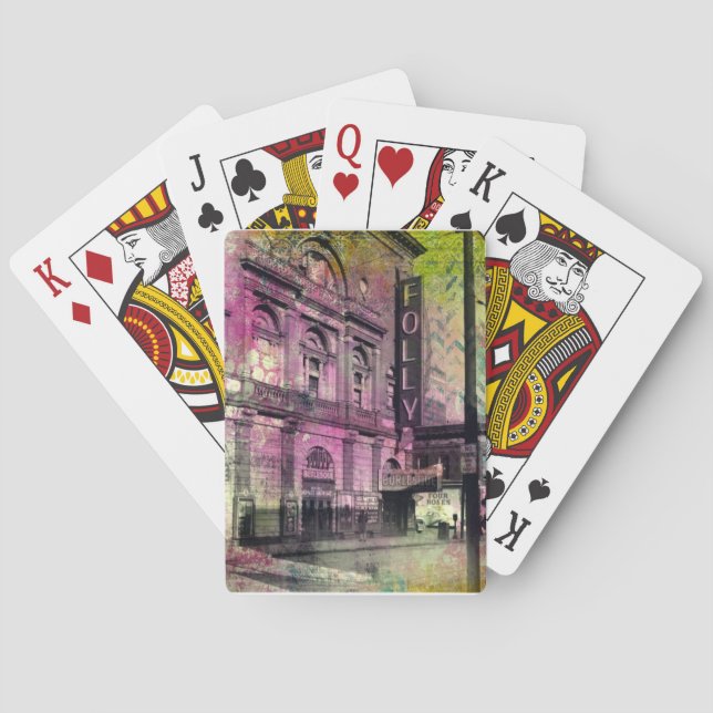 Baraja De Cartas Teatro Burlesque Grunge (Reverso)