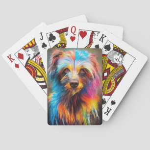 Baraja De Cartas Teckel Dog Mascota Cute Adorable Compañero Animal