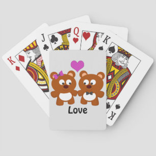Baraja De Cartas Teddy Bear Love