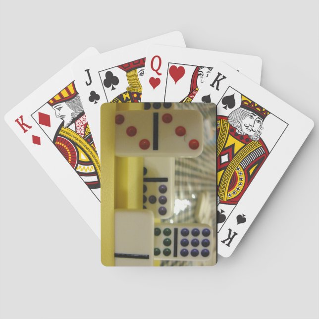 Baraja De Cartas Tejas del dominó (Reverso)