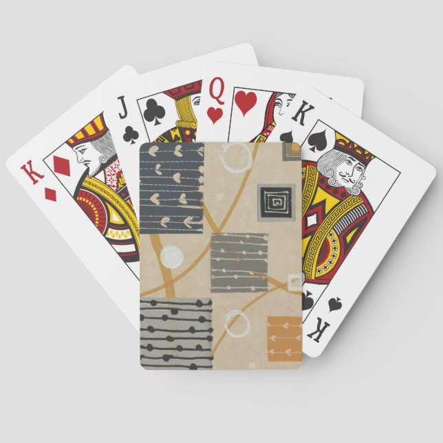 Baraja De Cartas Tejas gráficas (Reverso)