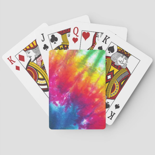 Baraja De Cartas Tejido de arcoiris (Reverso)