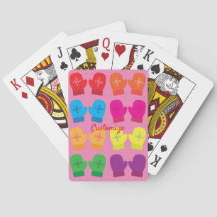 Baraja De Cartas Tejido multicolor Mittens Thunder_Cove