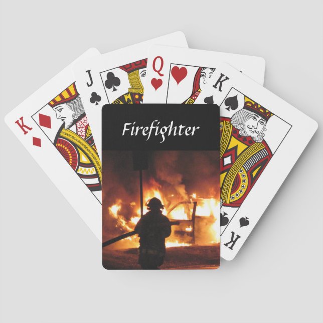 Baraja De Cartas Teléfono del bombero    (Reverso)