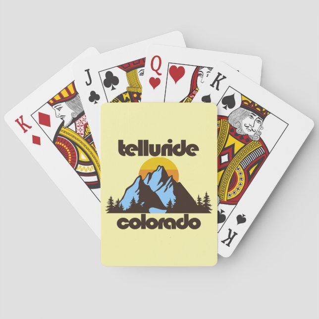 Baraja De Cartas Telluride, Colorado (Reverso)
