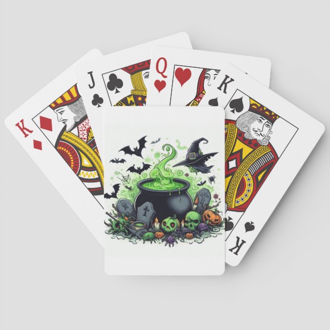 Baraja De Cartas Tema de Halloween (Reverso)