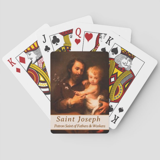 Baraja De Cartas Tema de San José (Reverso)