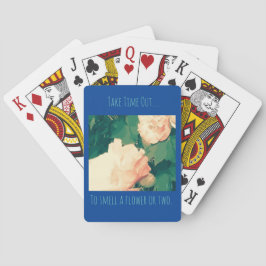 Baraja De Cartas Tema del estímulo floral